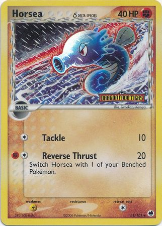 Horsea (31/101) (Delta Species) (Stamped) [EX: Dragon Frontiers] | Game Haven TX