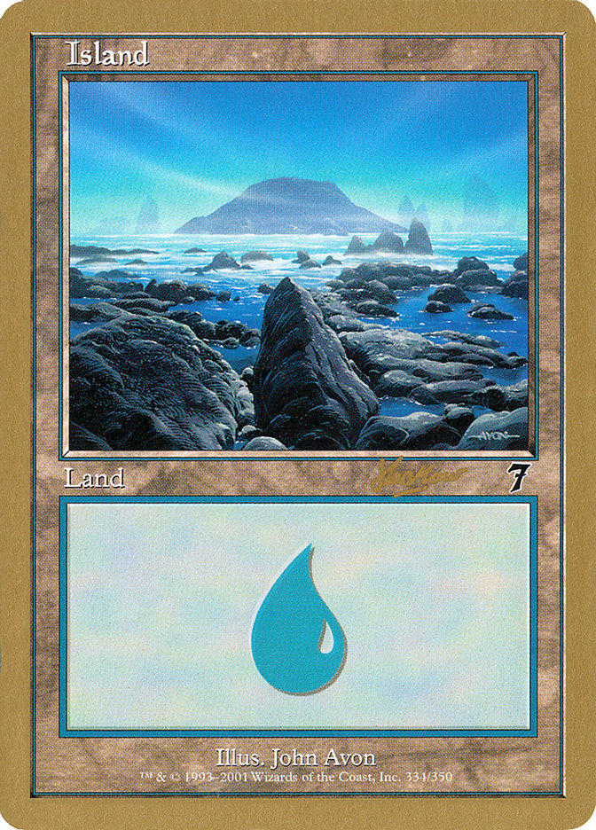 Island (shh334) (Sim Han How) [World Championship Decks 2002] | Game Haven TX