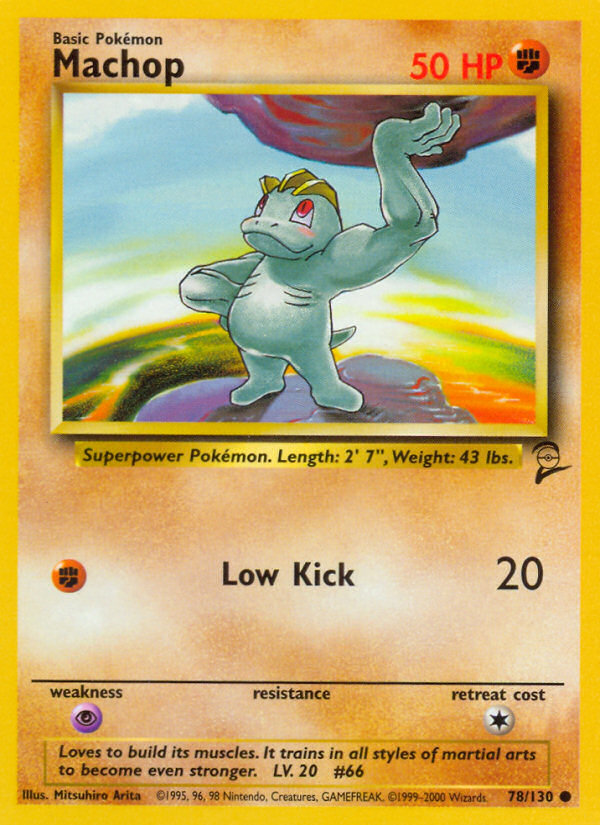 Machop (78/130) [Base Set 2] | Game Haven TX
