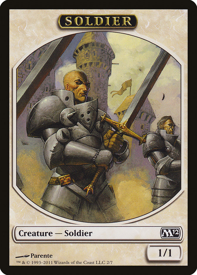 Soldier [Magic 2012 Tokens] | Game Haven TX