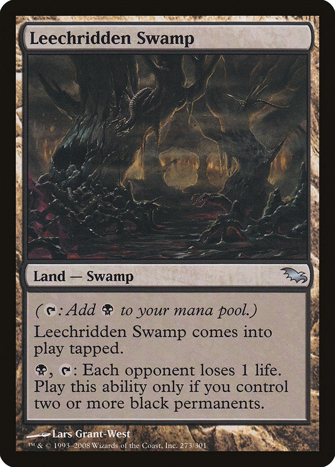 Leechridden Swamp [Shadowmoor] | Game Haven TX