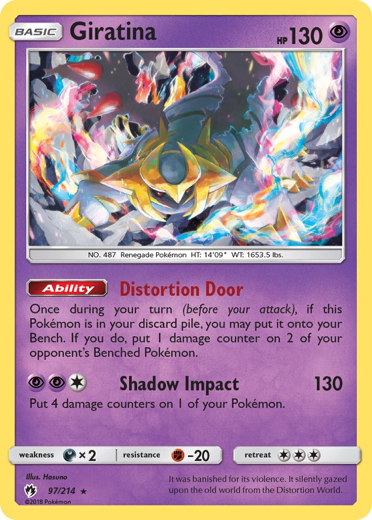 Giratina (97/214) (Theme Deck Exclusive) [Sun & Moon: Lost Thunder] | Game Haven TX