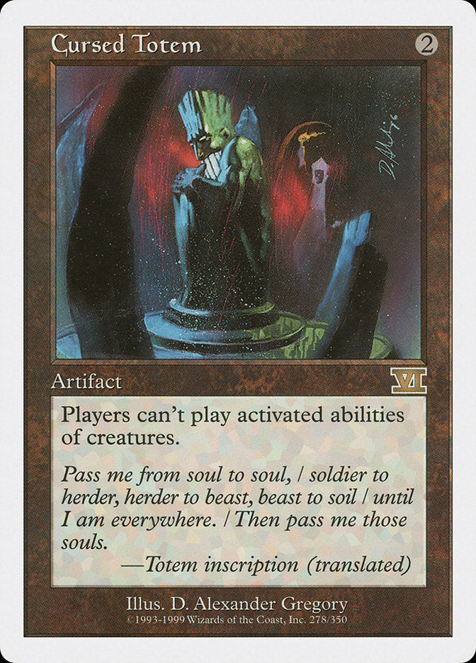 Cursed Totem [Classic Sixth Edition] | Game Haven TX