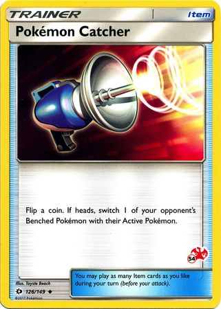 Pokemon Catcher (126/149) (Charizard Stamp #54) [Battle Academy 2020] | Game Haven TX