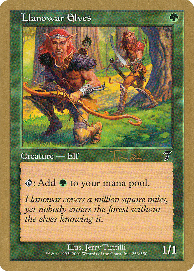 Llanowar Elves (Jan Tomcani) [World Championship Decks 2001] | Game Haven TX
