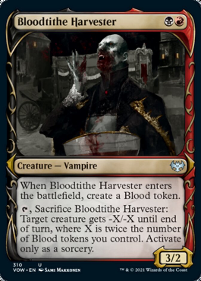 Bloodtithe Harvester (Showcase Fang Frame) [Innistrad: Crimson Vow] | Game Haven TX