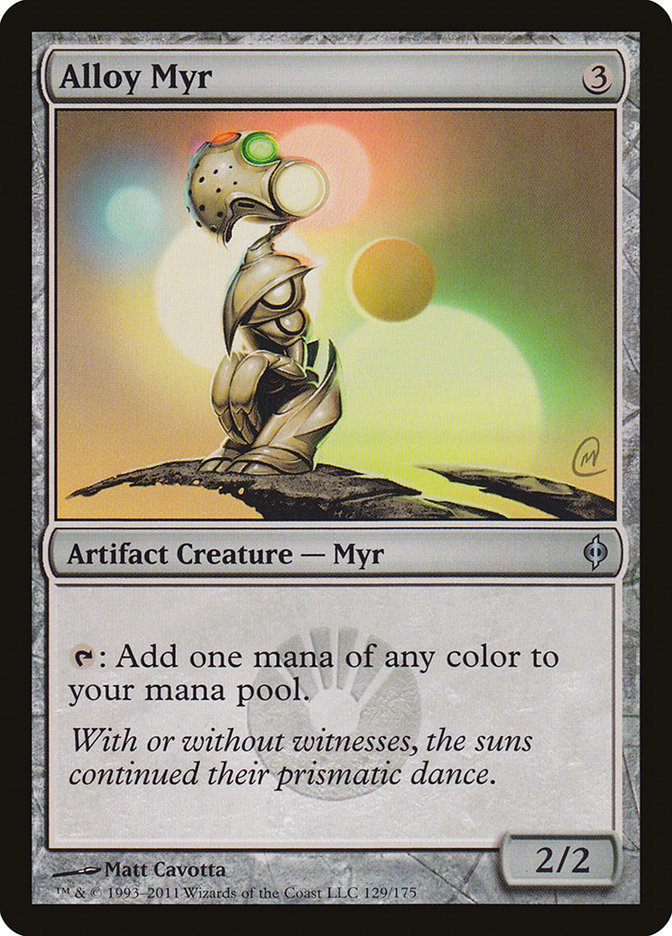 Alloy Myr [New Phyrexia] | Game Haven TX