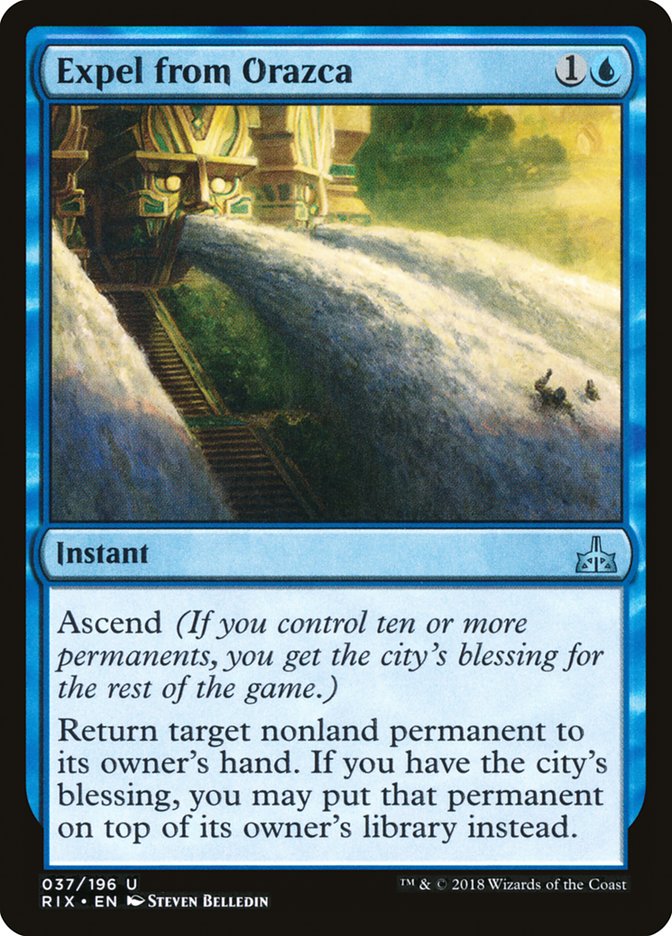 Expel from Orazca [Rivals of Ixalan] | Game Haven TX