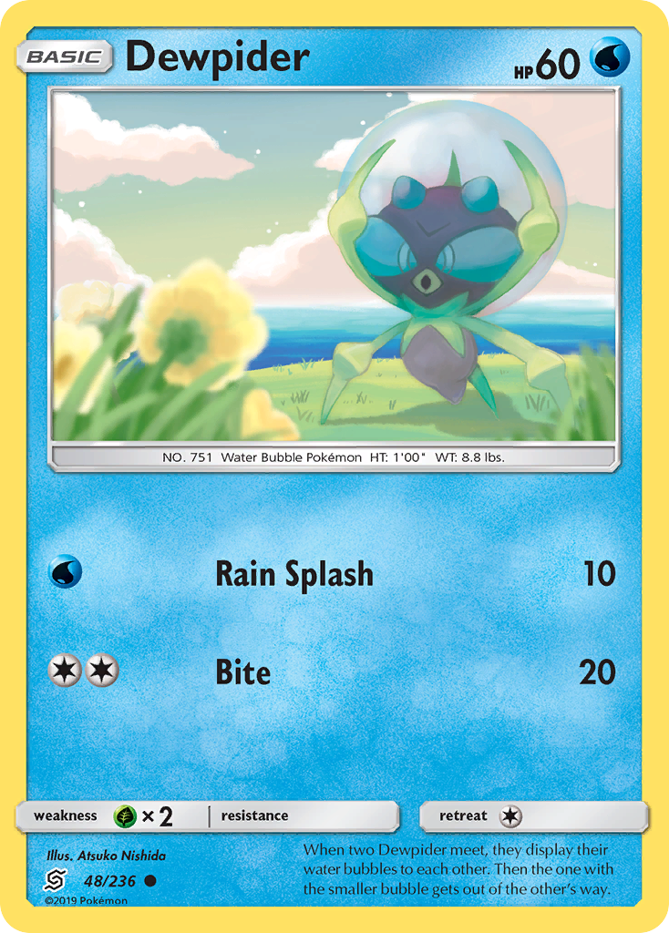 Dewpider (48/236) [Sun & Moon: Unified Minds] | Game Haven TX