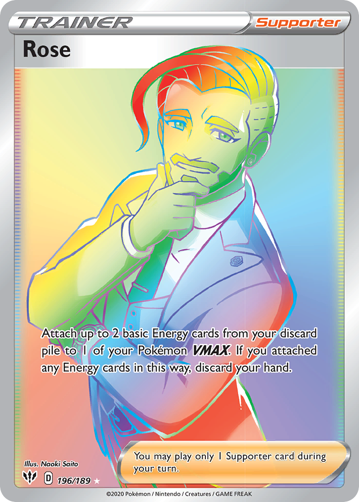 Rose (196/189) [Sword & Shield: Darkness Ablaze] | Game Haven TX