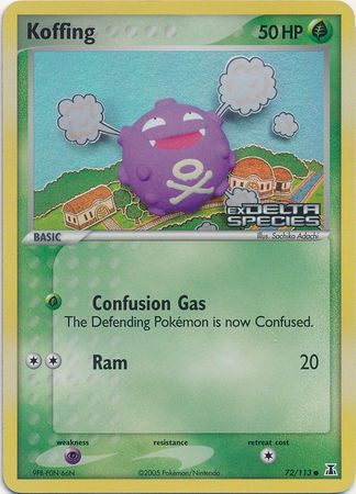 Koffing (72/113) (Stamped) [EX: Delta Species] | Game Haven TX