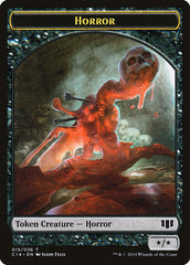 Horror // Zombie (016/036) Double-sided Token [Commander 2014 Tokens] | Game Haven TX