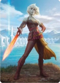 Nahiri, Heir of the Ancients 1 Art Card [Zendikar Rising Art Series] | Game Haven TX