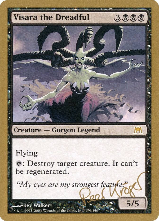 Visara the Dreadful (Peer Kroger) [World Championship Decks 2003] | Game Haven TX