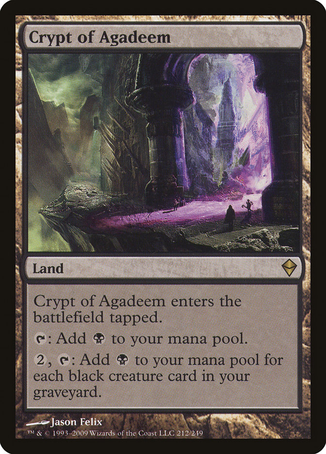 Crypt of Agadeem [Zendikar] | Game Haven TX
