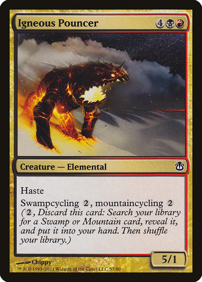 Igneous Pouncer [Duel Decks: Ajani vs. Nicol Bolas] | Game Haven TX