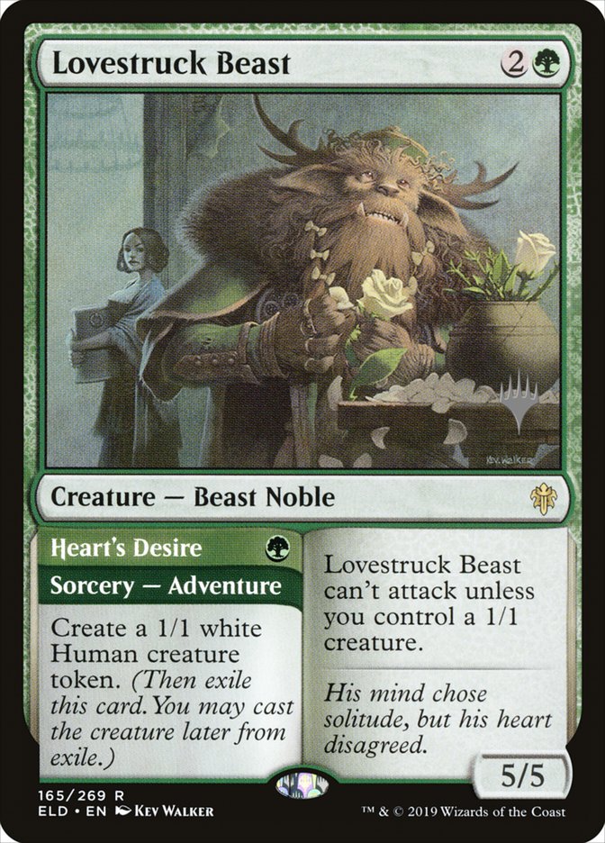 Lovestruck Beast // Heart's Desire (Promo Pack) [Throne of Eldraine Promos] | Game Haven TX
