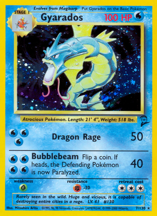 Gyarados (7/130) [Base Set 2] | Game Haven TX
