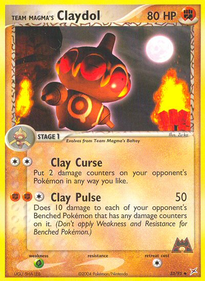 Team Magma's Claydol (33/95) [EX: Team Magma vs Team Aqua] | Game Haven TX