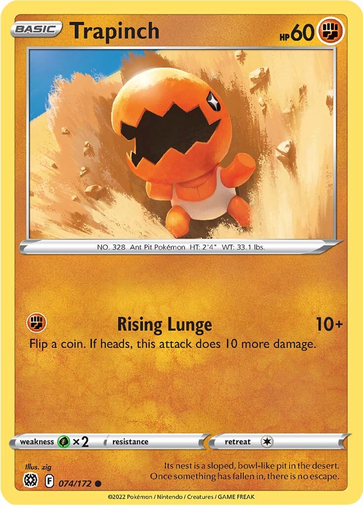 Trapinch (074/172) [Sword & Shield: Brilliant Stars] | Game Haven TX