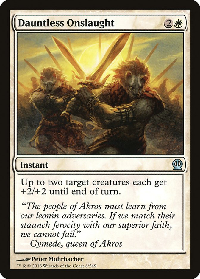 Dauntless Onslaught [Theros] | Game Haven TX
