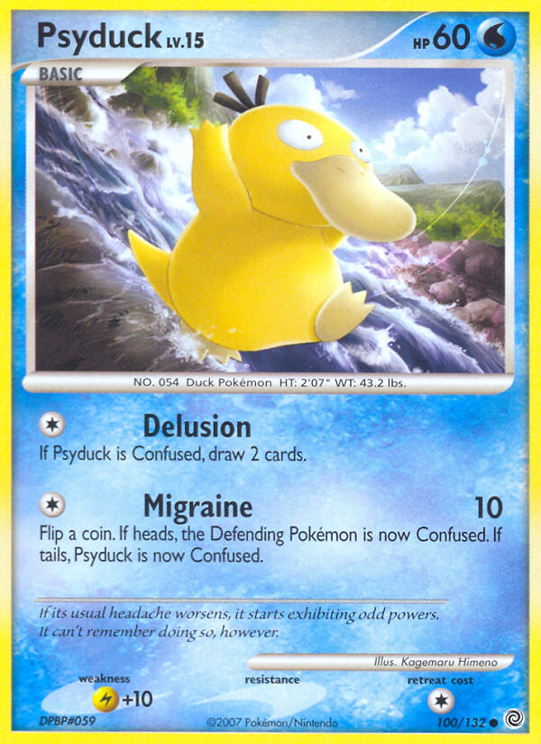 Psyduck (100/132) [Diamond & Pearl: Secret Wonders] | Game Haven TX