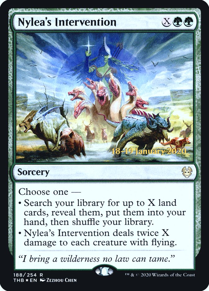 Nylea's Intervention [Theros Beyond Death Promos] | Game Haven TX