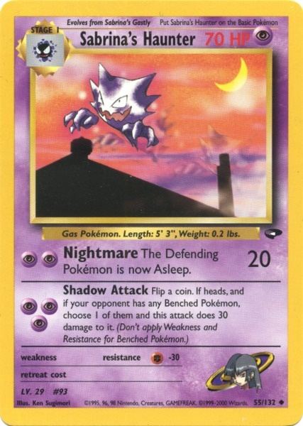 Sabrina's Haunter (55/132) [Gym Challenge Unlimited] | Game Haven TX