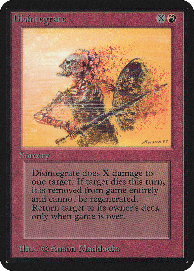 Disintegrate [Limited Edition Alpha] | Game Haven TX
