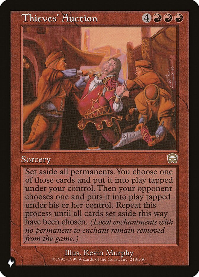 Thieves' Auction [The List] | Game Haven TX