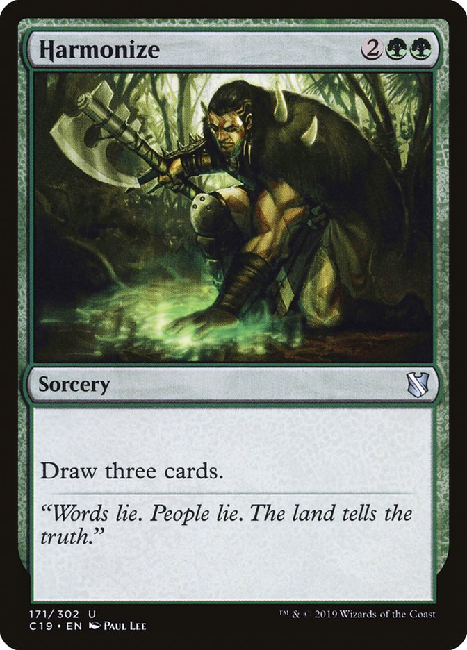 Harmonize [Commander 2019] | Game Haven TX