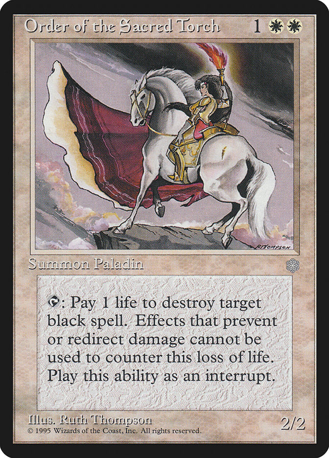 Order of the Sacred Torch [Ice Age] | Game Haven TX