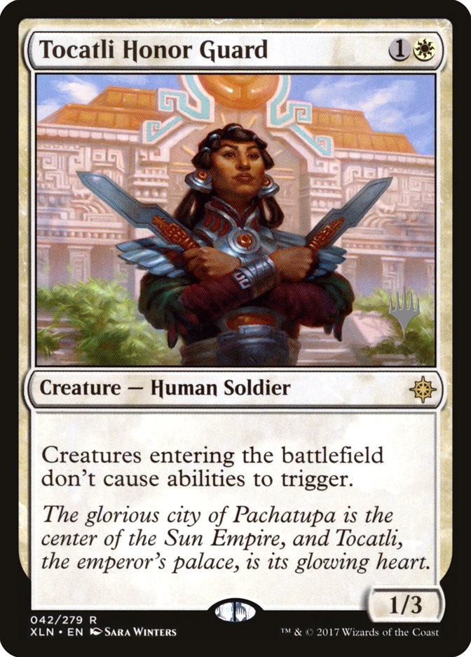 Tocatli Honor Guard [Ixalan Promos] | Game Haven TX