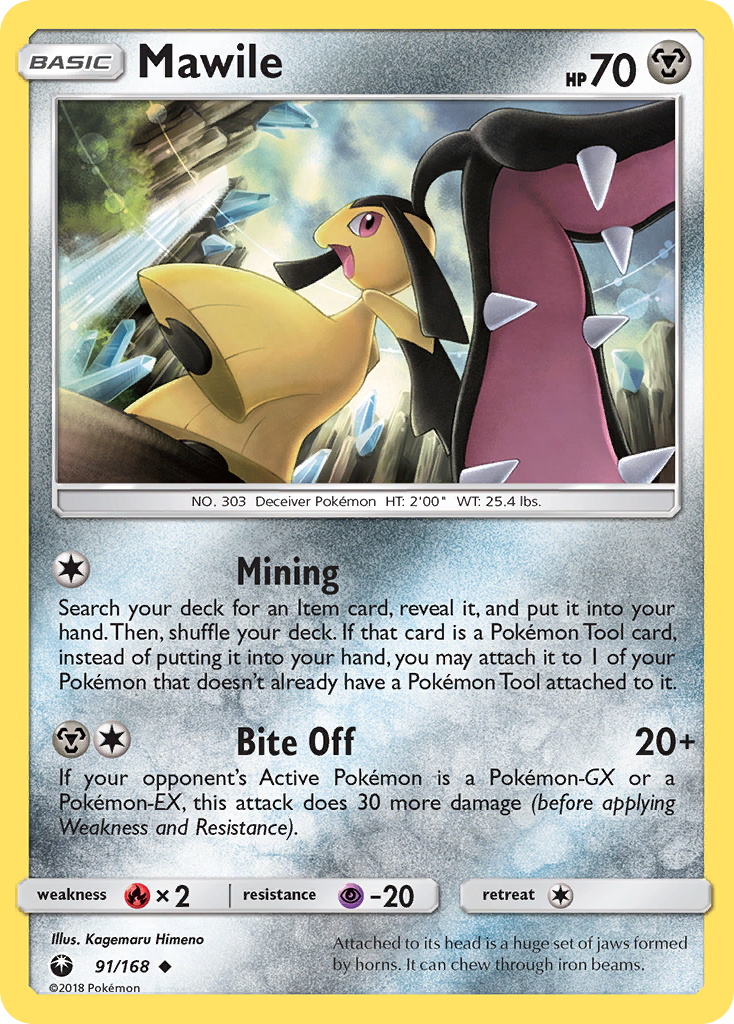 Mawile (91/168) [Sun & Moon: Celestial Storm] | Game Haven TX