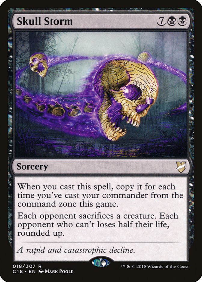 Skull Storm [Commander 2018] | Game Haven TX
