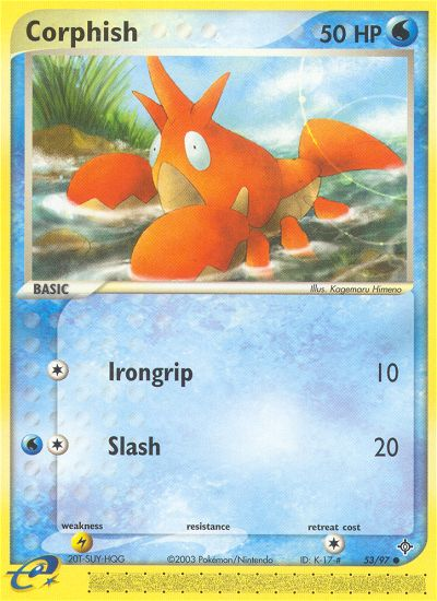 Corphish (53/97) [EX: Dragon] | Game Haven TX