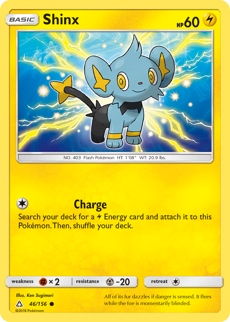 Shinx (46/156) [Sun & Moon: Ultra Prism] | Game Haven TX
