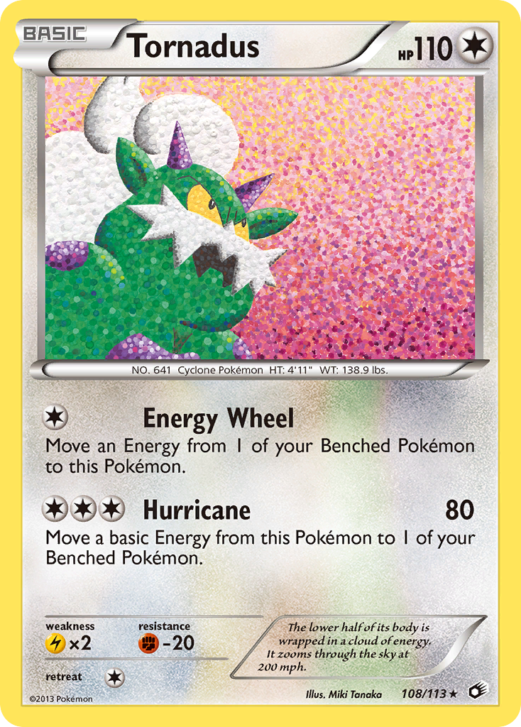 Tornadus (108/113) [Black & White: Legendary Treasures] | Game Haven TX
