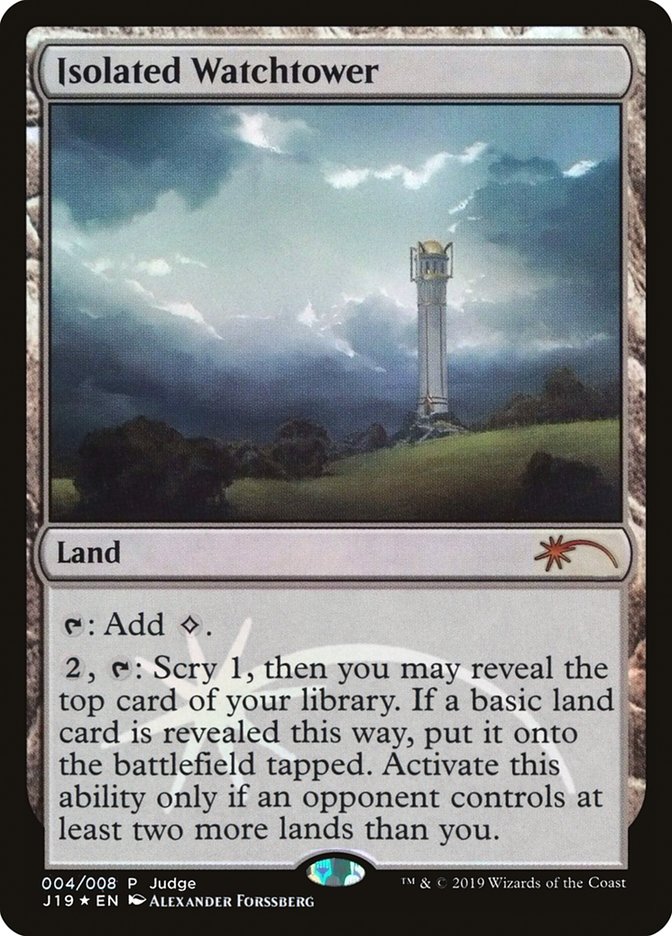 Isolated Watchtower [Judge Gift Cards 2019] | Game Haven TX