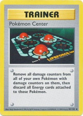 Pokemon Center (85/102) [Base Set Shadowless Unlimited] | Game Haven TX