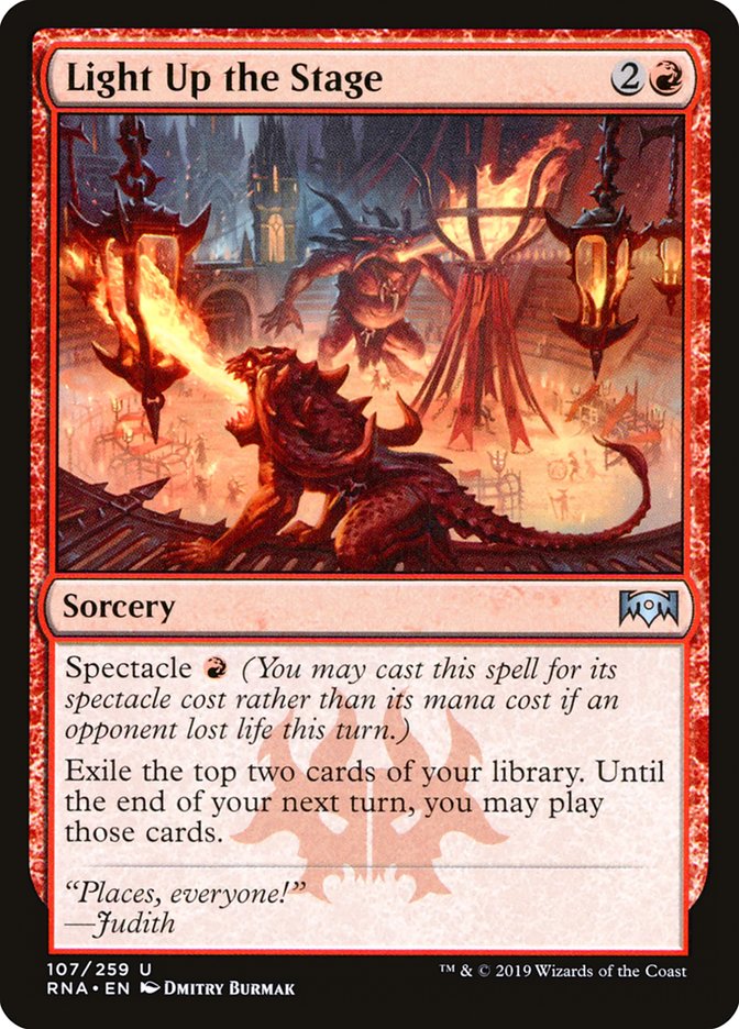Light Up the Stage [Ravnica Allegiance] | Game Haven TX