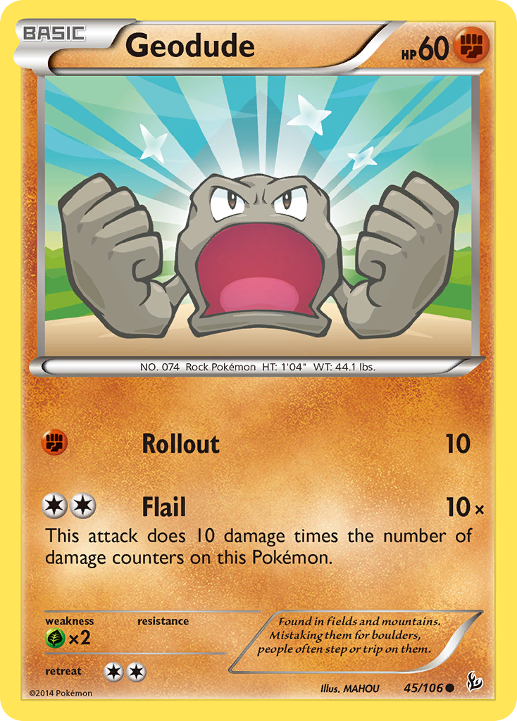 Geodude (45/106) [XY: Flashfire] | Game Haven TX