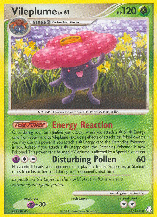 Vileplume (45/146) [Diamond & Pearl: Legends Awakened] | Game Haven TX