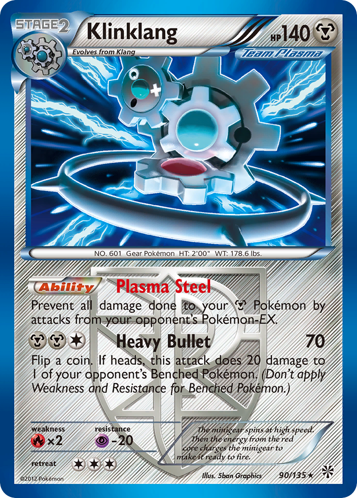 Klinklang (90/135) [Black & White: Plasma Storm] | Game Haven TX