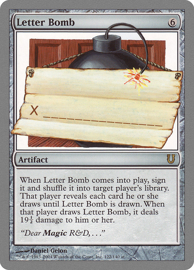 Letter Bomb [Unhinged] | Game Haven TX