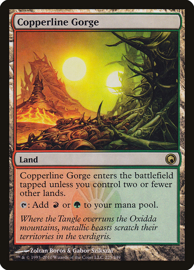 Copperline Gorge [Scars of Mirrodin] | Game Haven TX