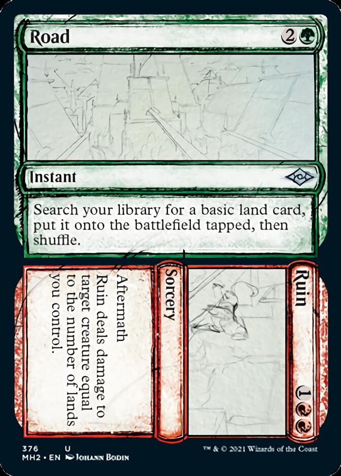 Road // Ruin (Sketch) [Modern Horizons 2] | Game Haven TX