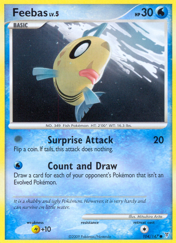 Feebas (104/147) [Platinum: Supreme Victors] | Game Haven TX