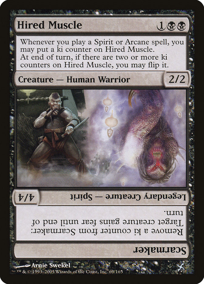 Hired Muscle // Scarmaker [Betrayers of Kamigawa] | Game Haven TX