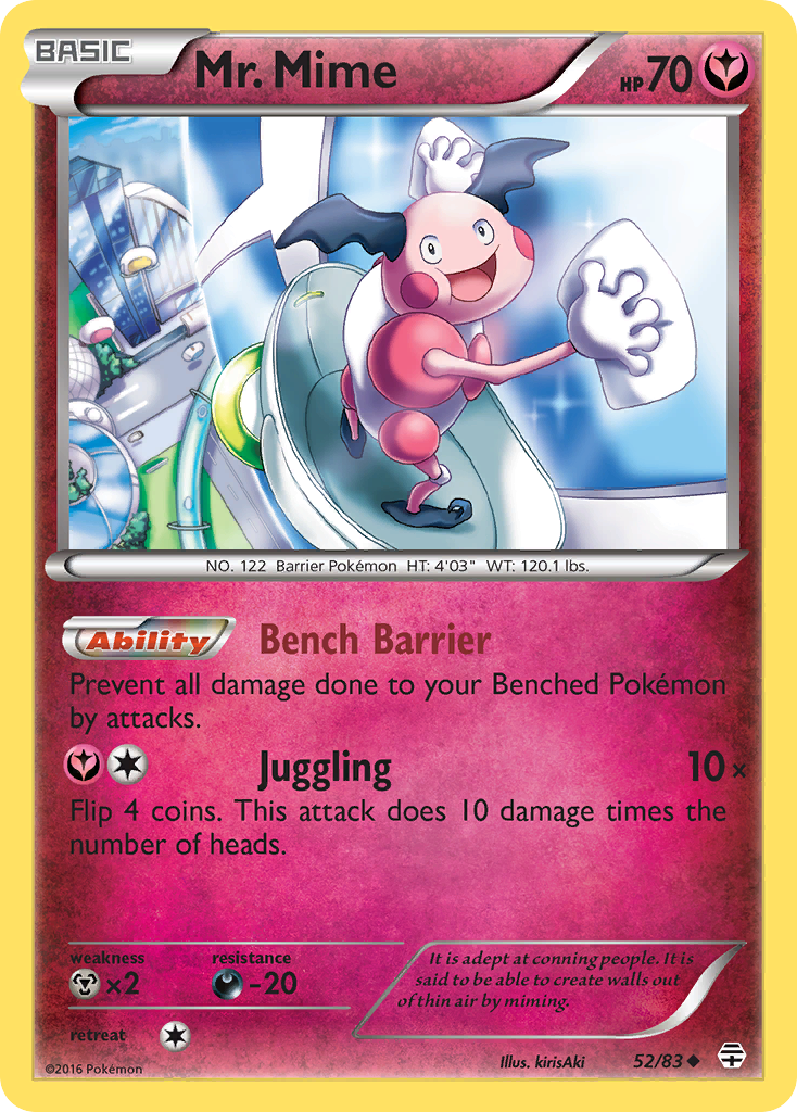 Mr. Mime (52/83) [XY: Generations] | Game Haven TX